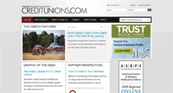 Desktop Screenshot of creditunions.com
